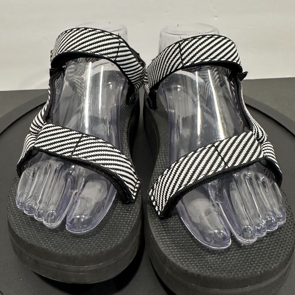 TEVA Flatform Universal Women’s Black White Platform Sandals